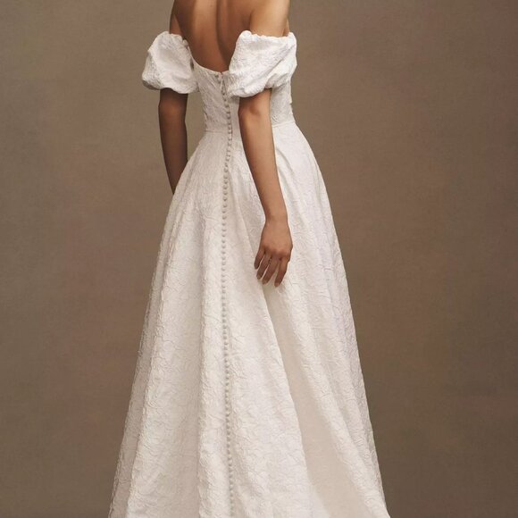 Jenny Yoo Beau Wedding Gown Size 12 - Picture 4 of 10